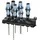 WERA Edelstahlschraubendrehersatz 2224/3350/3355/6 6-tlg. Schlitz/PH/PZD