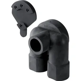 Geberit Schalldämmset 92x116mm, z Doppel.-Wink 90Gr, sw, EPDM