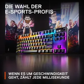 SteelSeries Apex Pro TKL (2023), Gaming Tastatur, Mechanisch, Sonstiges, Kabelgebunden, Schwarz