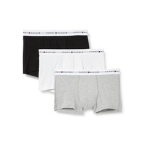 Tommy Hilfiger Herren Boxershorts Trunks Unterwäsche, Mehrfarbig Grey Heather/Black/White), XXL