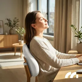 Maltec Nackenmassagegerät Massagekissen Beige