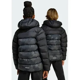 adidas Synthetic Down Allover Print Jacke Schwarz 140