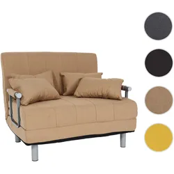 Schlafsessel HWC-K29, Klappsessel Schlafsofa G√§stebett Relaxsessel, Liegefl√§che 186x97cm Stoff (270g/m¬≤) ~ creme-beige