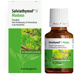 Salviathymol N Madaus bei leichten Entzündungen im Mundraum 20 ml