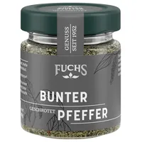 Fuchs Gewürze - Bunter Pfeffer geschrotet | Aus vier Pfeffersorten | 40 g