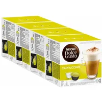 Nescafé DOLCE GUSTO Cappuccino, Kaffee, KaffeKAPSEL, 4er Pack, 4 x 16 KAPSELN