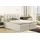 kaiser möbel Boxspringbett mit matratze und bettkasten, Schlafbett LUDANO 160 cm x 200 cm stoff Sydney Perle H3 - Beige