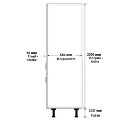 Küchen-Preisbombe Winkelküche NESSA L-Form 250 cm grau