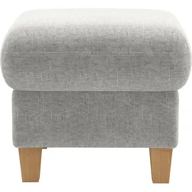 Home Affaire Polsterhocker Glendale mit Stauraum 58 x 48 x 58 cm Grau