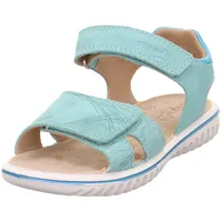 Superfit Sparkle Sandale, Hellgrün/Hellblau 7500, 30