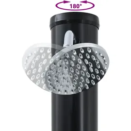 vidaXL Solardusche Schwarz 217 cm