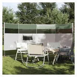 vidaXL Camping Windschutz Grün 366 x 152 x 152 cm