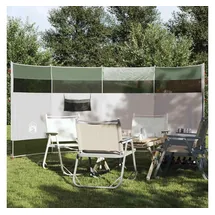 vidaXL Camping Windschutz Grün 366 x 152 x 152 cm