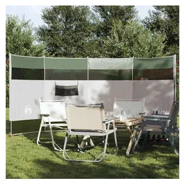 vidaXL Camping Windschutz Grün 366 x 152 x 152 cm