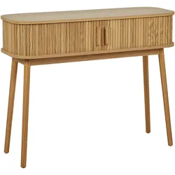 Konsolentisch heller Holzfarbton 100 x 35 cm SELAH