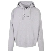 Karl Kani KKMQ32061GRY Small Signature Hoodie ash grey in Grau, Größe XS