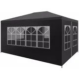 vidaXL Partezelt 4 x 3 m inkl. 4 Seitenteile Anthrazit
