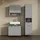 livinity Aterno Badschrank 40 x 190 cm Grau MDF/Spanplatte