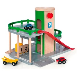 BRIO® Spielzeug-Eisenbahn World Parkhaus, Straßen & Schienen