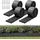 Vevor Gummimulchmatte, 4 Rollen à 305x11,5 cm, Unkrautmatte 1,3 cm dick, Gartenvlies, Unkrautvlies, Unkrautbarrierematte, Garteneinfassung, Randma...