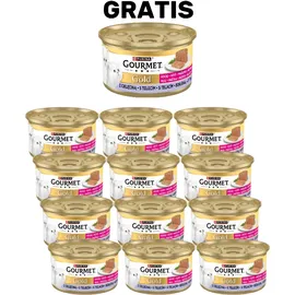 Purina Gourmet Gold Kitten Mousse mit Kalbfleisch 6 x 85 g
