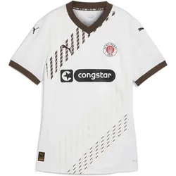 FC St. Pauli 24/25 Auswärtstrikot Damen PUMA White Espresso Brown M