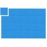 Relaxdays Bodenschutzmatte Fitness 24er Set blau