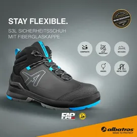 Albatros TARAVAL BLACK/BLUE MID S3L ESD FO SR