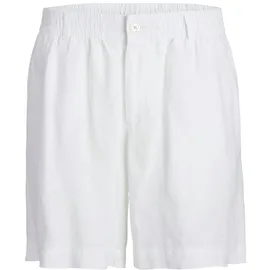 JACK & JONES Shorts JPSTBILL LAWRENCE LINEN SHORTS SRT LN weiß S