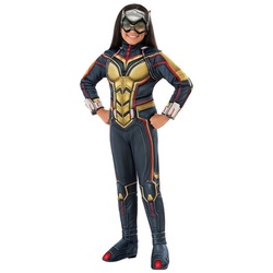 Metamorph Kostüm Avengers – Wasp Kostüm für Kinder, Authentisch bedrucktes Marvel-Kostüm inklusive Wasp-Brille blau 116