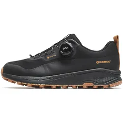 Icebug Wanderschuhe Haze BOA-Schnürsystem RB9X GTX (wasserdicht, leicht, weit) schwarz/orange Damen