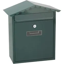 EDM Stahlbriefkasten Modell Tradition Grün