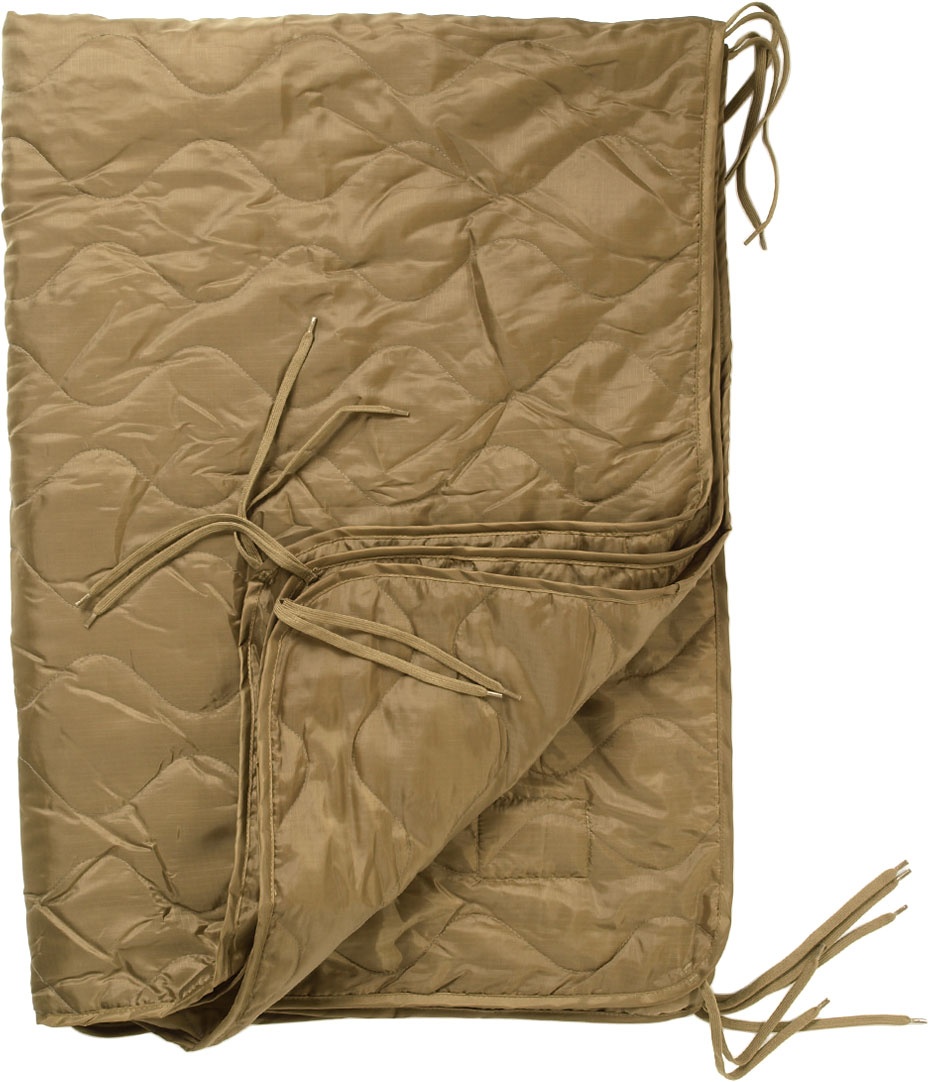 Mil-Tec Poncho Liner, couette couverture - Beige (Coyote)