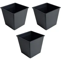 Estexo Blumentopf Einsatz 26 x 26 x 26 cm Schwarz