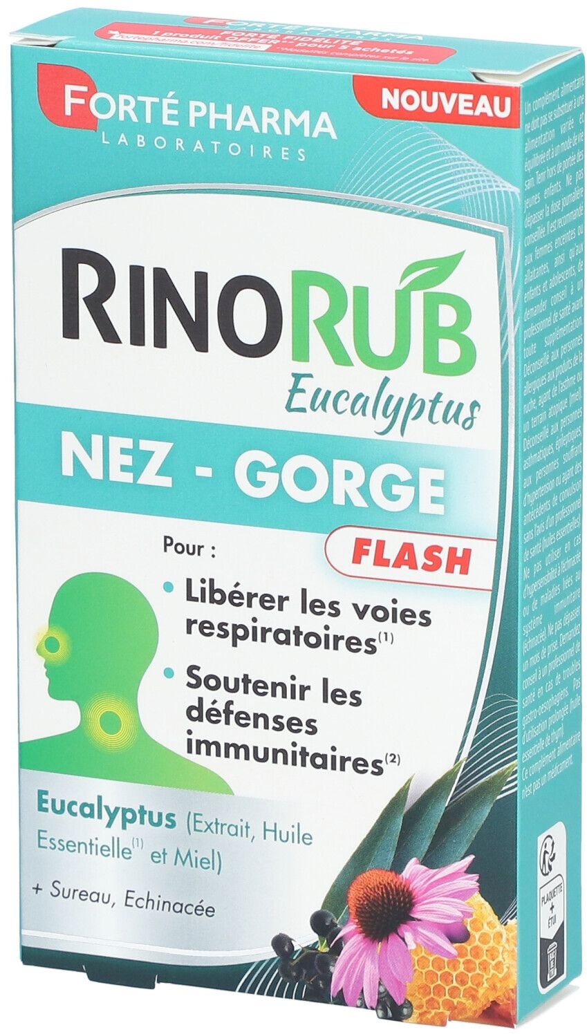 RINORUB NEZ GORGE 15 pc(s) comprimé(s)