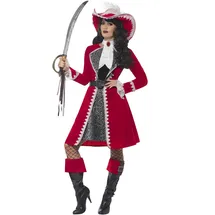 Smiffys Deluxe Lady Captain Kostüm Damen L