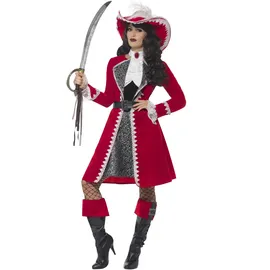 Smiffys Deluxe Lady Captain Kostüm Damen L