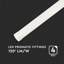 V-Tac VT-8048 - Unterbauleuchte, 40 W, 4800 lm, 4000 K, IP20, 120 cm