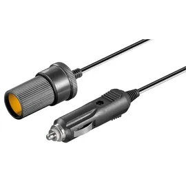 goobay Bordspannungs-Verlängerungskabel 2m (12V-Kfz-Verlängerung)