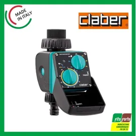 Claber Aquauno Mist 1 Via Zentrale Bewässerung schwarz/türkis