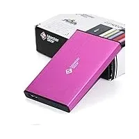 MasterStor 1 Jahre Garantie-Externe Festplatte USB 3.0 super schnelle 2,5-Zoll-SATA-Laptop Hard Drive tragbare Festplatte (80 GB, 120 GB, 160 GB, 320 GB, 500 GB, 1TB) ROSA (320GB)