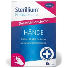 Paul Hartmann Sterillium Protect & Care Händedesinfektionstücher 10 x 10 = 100 Stück)