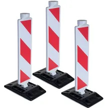 Rolly Toys rollyBake Leitbake (Verkehrsbake, Sicherheitsbake mit Standfuss, Baustellenabspe