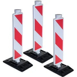 Rolly Toys rollyBake Leitbake (Verkehrsbake, Sicherheitsbake mit Standfuss, Baustellenabspe