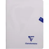 Clairefontaine 10x Mimesys Heft aus PP 17x22cm 48 Blatt blanko, 90g, farbig sortiert, 1 Pack