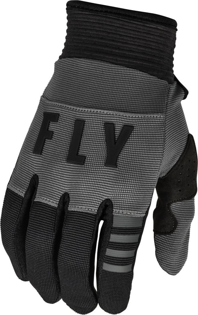 Fly Racing F-16 2023 Jugend Jugend Motocross Handschuhe, schwarz-grau, Größe M für Männer