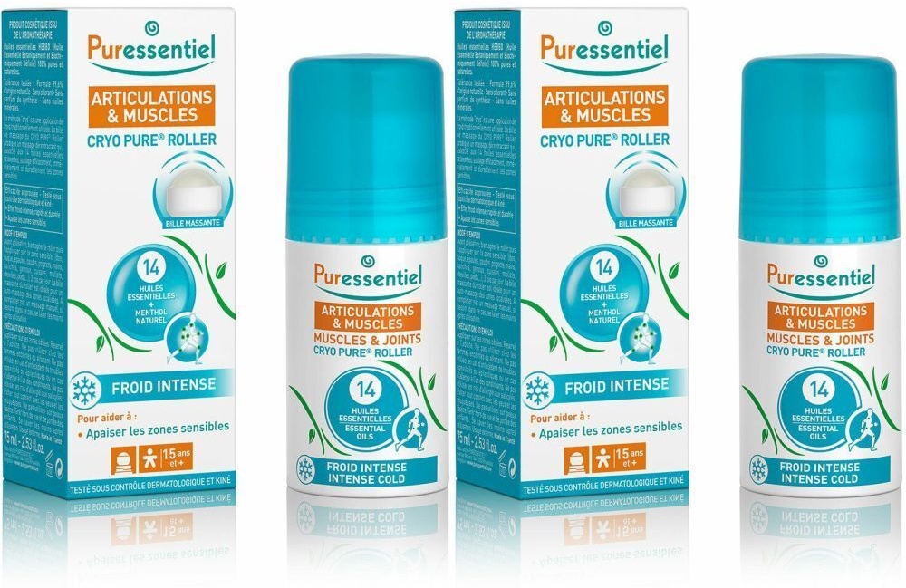 Puressentiel Articulations & Muscles Cryo Pure® Roller 2x75 ml Rouleau