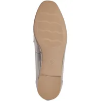 Marco Tozzi Damen Loafer mit Absatz Elegant Vegan, Beige (Platinum), 40 EU