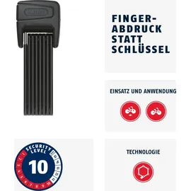 ABUS Bordo 6000AF/120 Schwarz Faltschloss