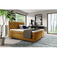 Yourhouse24 Boxspringbett Guliette mit 2 Bettkästen, Doppelbett mit Bonell-Matratze